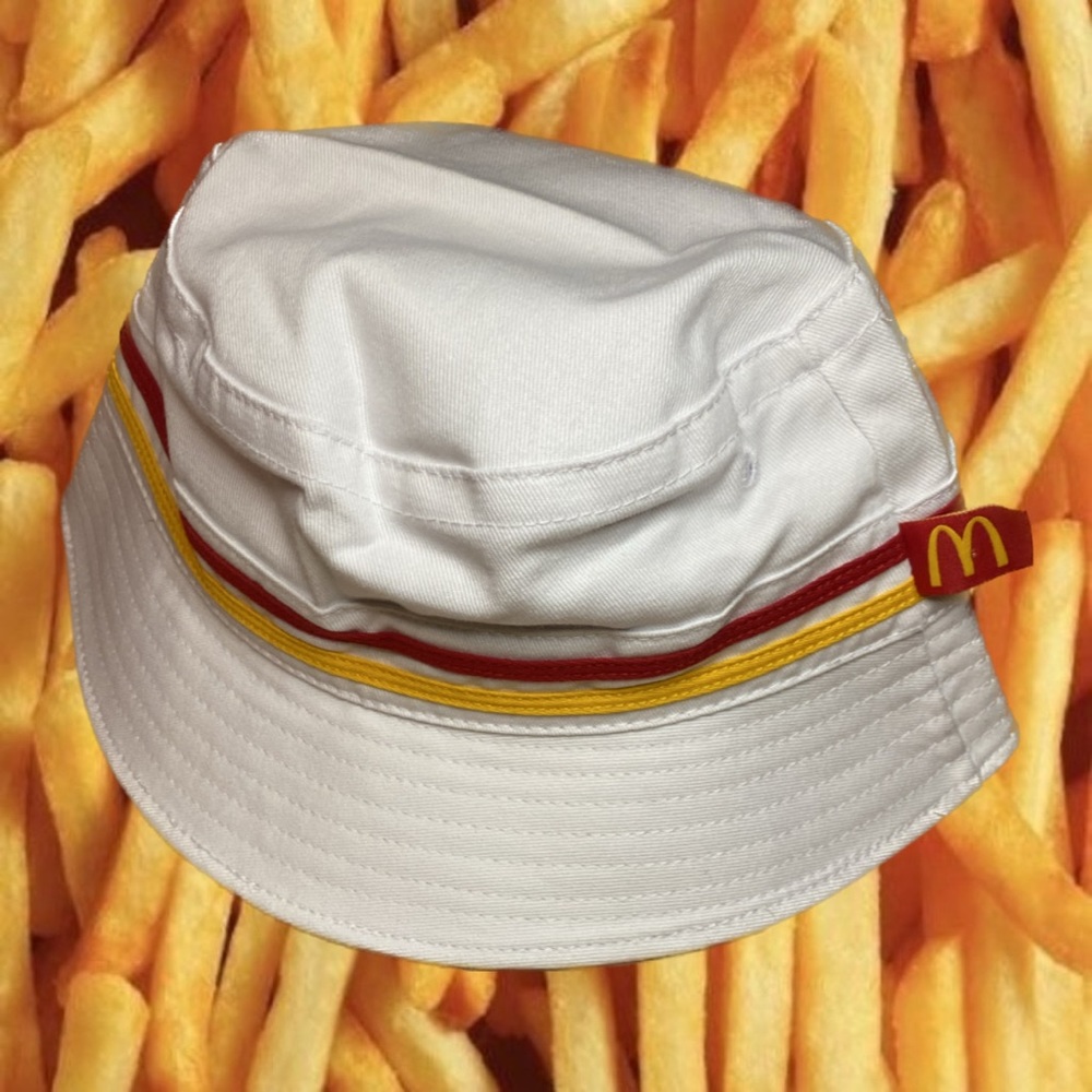 Rare McDonald’s Bucket Hat. Size O/S but fits more like a Small/Medium